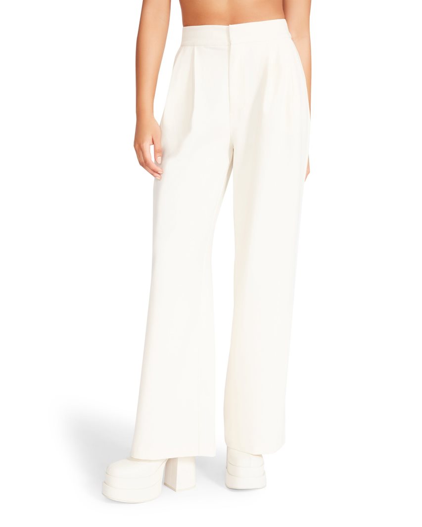 White Steve Madden Isabella Women's Pants | PH 9538GMB